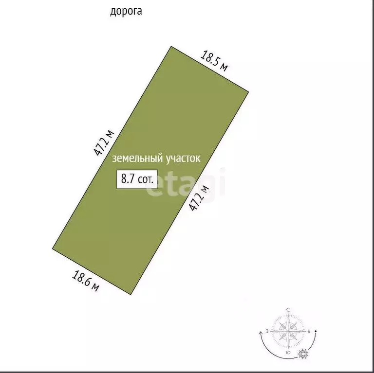 Участок в Костромская область, Кострома ул. Героев (8.6 сот.) - Фото 1