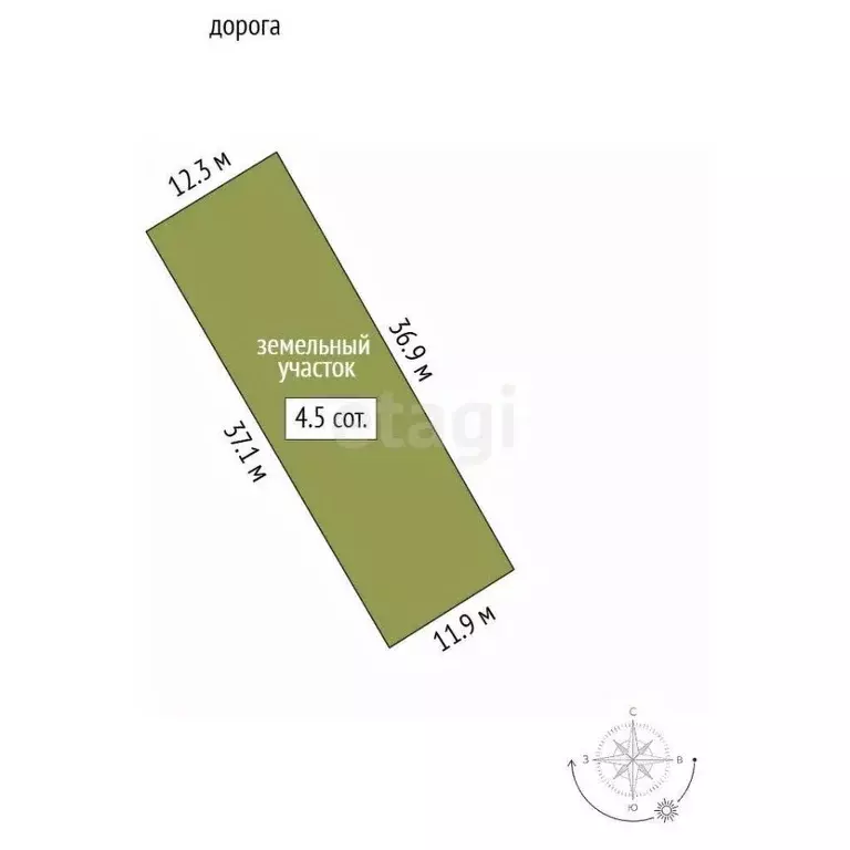 Участок в Севастополь ул. Генерала Рихтера, 3А (4.45 сот.) - Фото 2