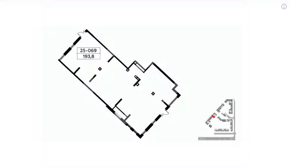 Торговая площадь в Москва Скандинавия жилой комплекс, 25.7 (194 м) - Фото 2