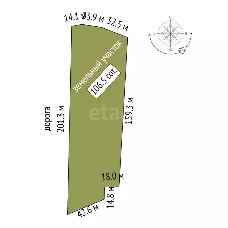 Участок в Ярославский муниципальный округ, коттеджный посёлок ... - Фото 1