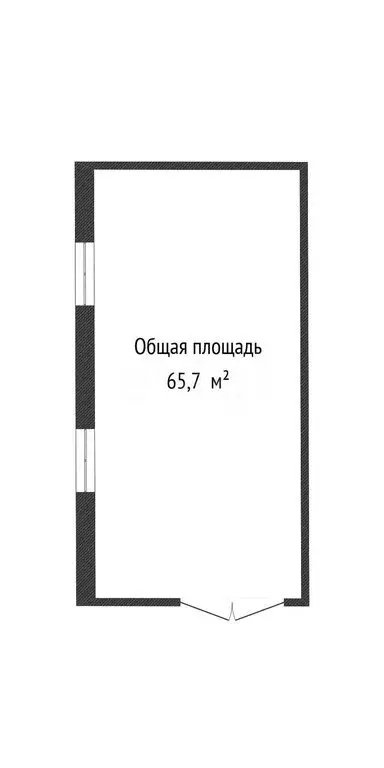 Помещение свободного назначения (65.7 м) - Фото 1