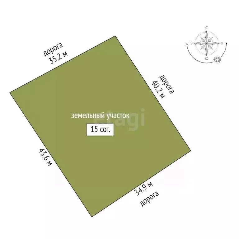 Участок в Крым, Белогорский район, Богатовское с/пос, с. Русское ул. ... - Фото 2