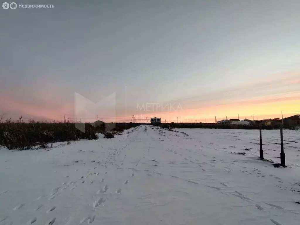 Участок в Тюменский район, деревня Решетникова, Сибирская улица (6 м) - Фото 1