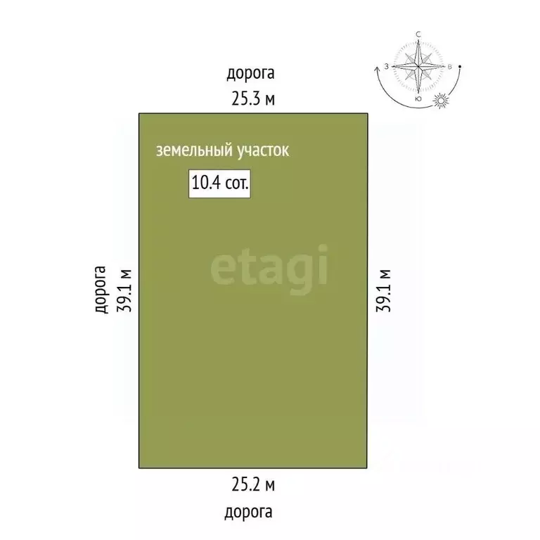 Участок в Челябинская область, Южноуральский городской округ, пос. ... - Фото 1