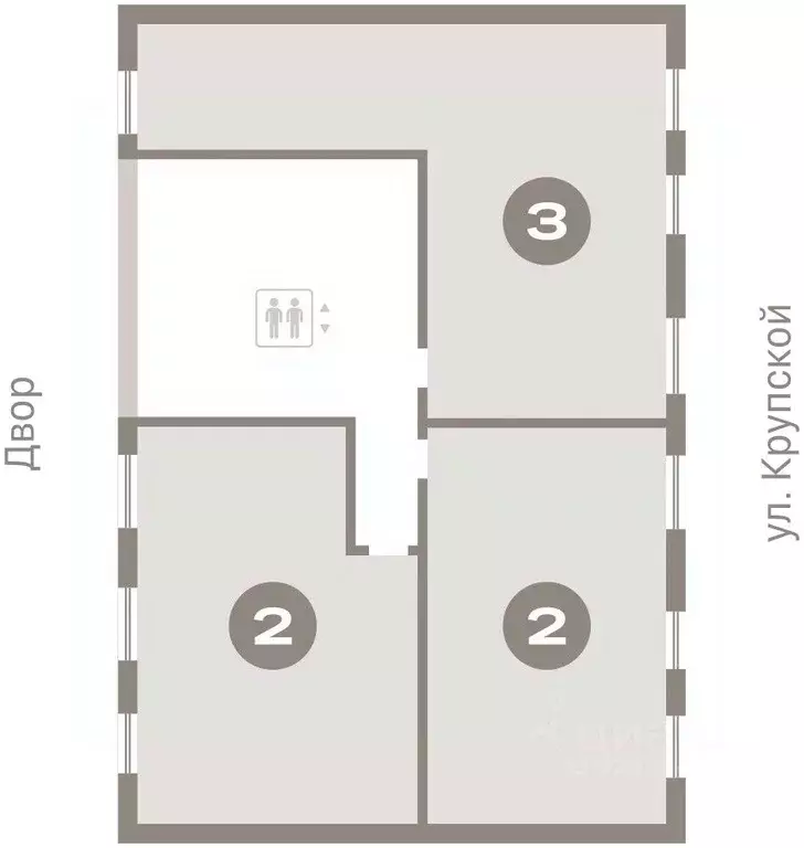 2-к кв. Омская область, Омск ул. Б.Г. Шаронова, 9 (65.36 м) - Фото 1