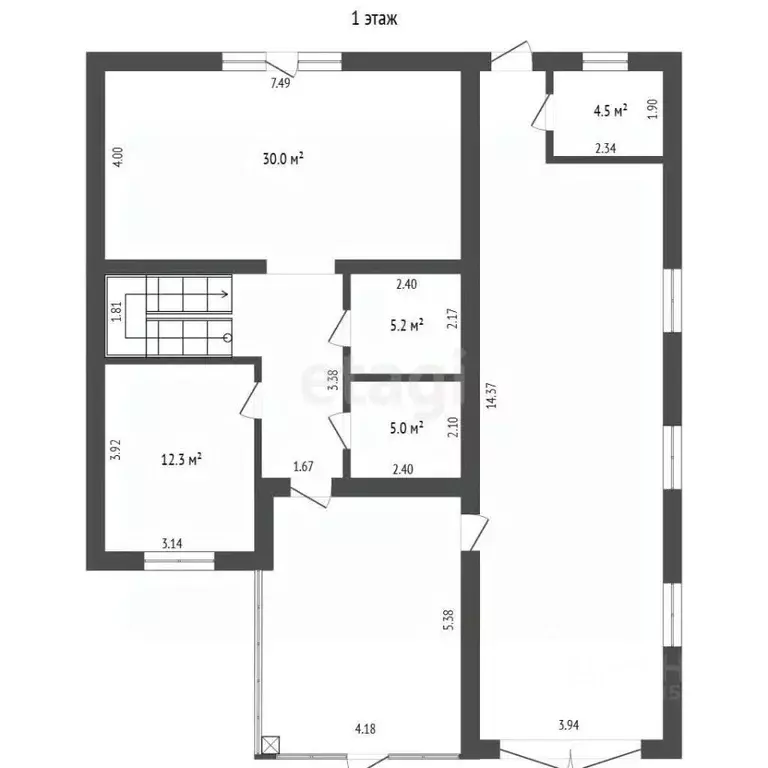 Дом в Алтайский край, Барнаул проезд 8-й Инициативный, 3 (136 м) - Фото 2
