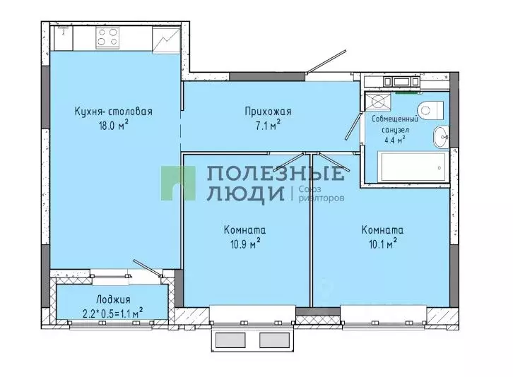 3-к кв. Удмуртия, Ижевск ул. Ленина, 91/1 (52.0 м) - Фото 1