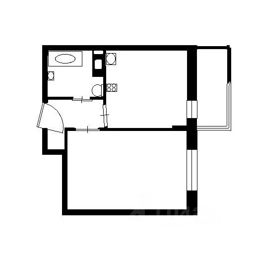 1-к кв. Санкт-Петербург ул. Плесецкая, 20к1 (32.0 м) - Фото 2