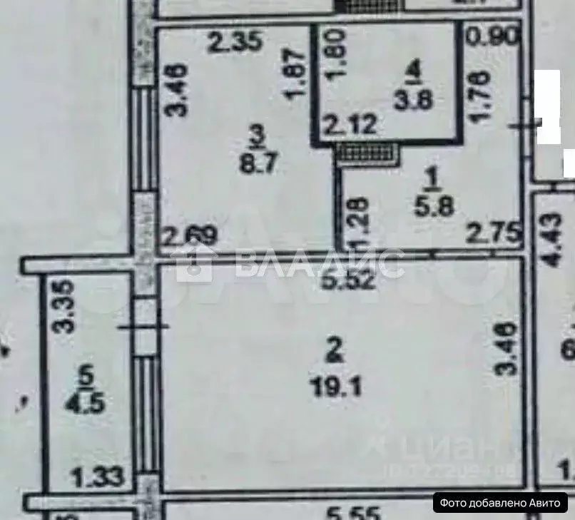1-к кв. Ростовская область, Ростов-на-Дону Магнитогорская ул., 5б ... - Фото 2