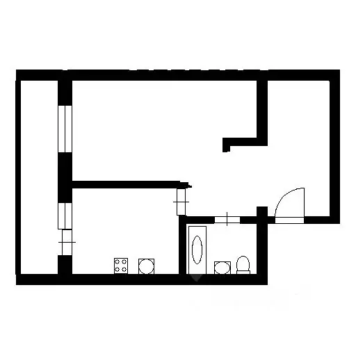 1-к кв. Новосибирская область, Новосибирск ул. Надежды, 10 (43.0 м) - Фото 1