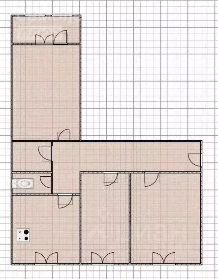 3-к кв. Пензенская область, Пенза ул. Терновского, 148 (70.0 м) - Фото 1