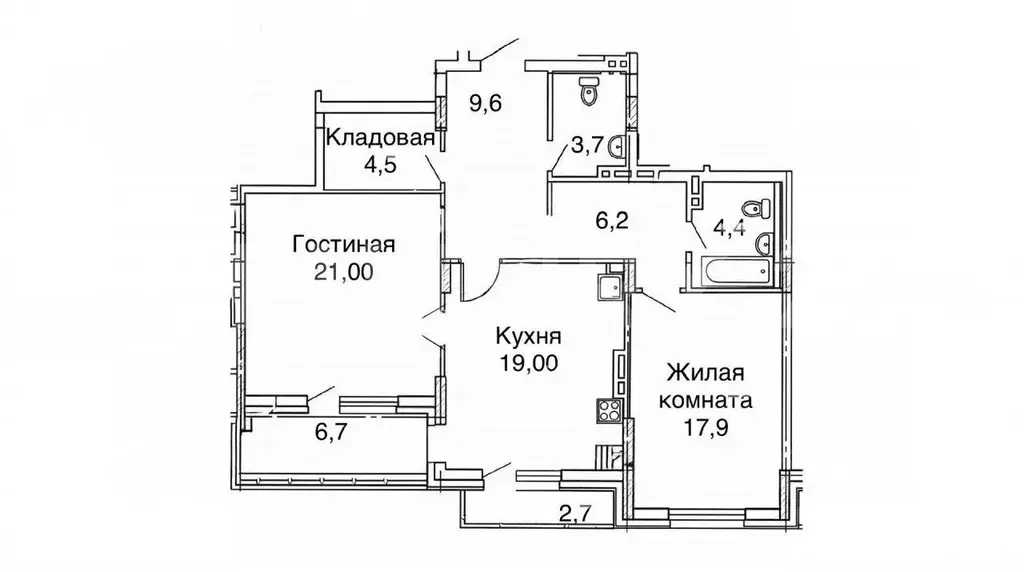 2-к кв. Чувашия, Чебоксары ул. Герцена, 2 (95.9 м) - Фото 2