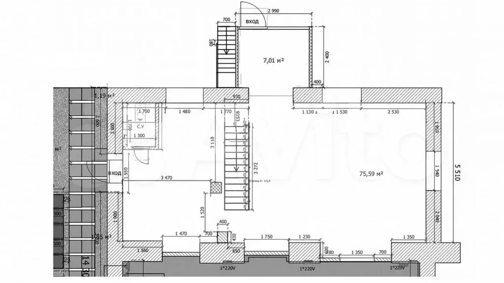 Продажа офиса 114.7 кв.метров, 1 этаж - Фото 0