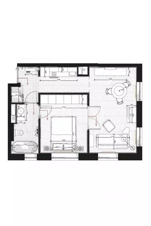 2-к кв. Пермский край, Пермь ул. Мира, 116 (44.0 м) - Фото 1
