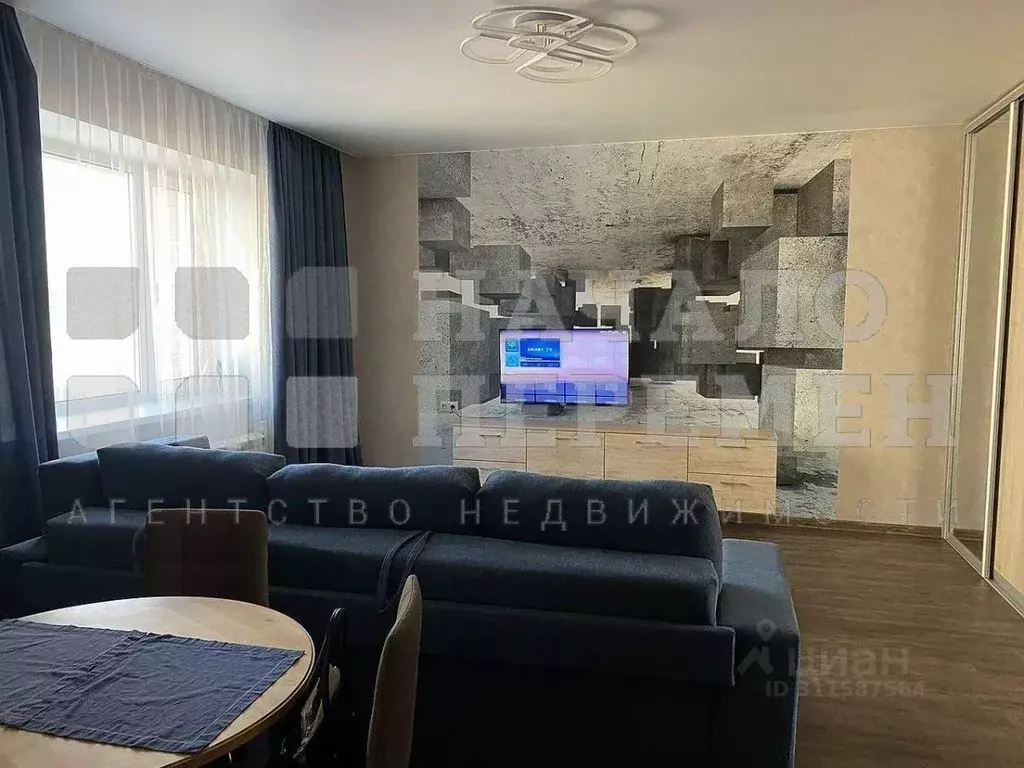 Студия Новосибирская область, Новосибирск ул. Серафимовича, 6 (42.0 м) - Фото 2