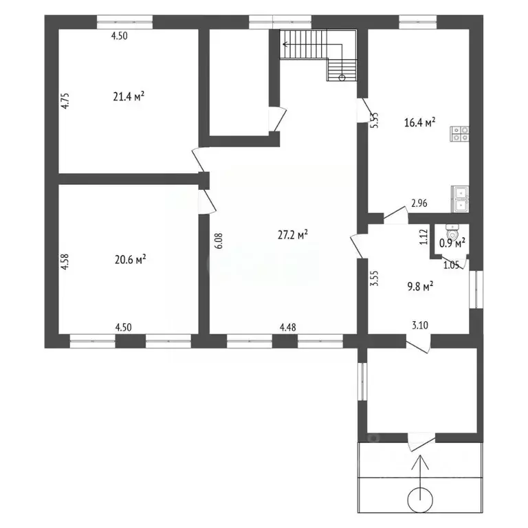 Дом в Мордовия, Саранск пер. Евсевьева, 7 (176 м) - Фото 2