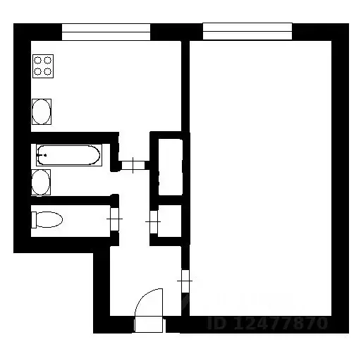 1-к кв. Санкт-Петербург Суздальский просп., 93К1 (33.0 м) - Фото 2