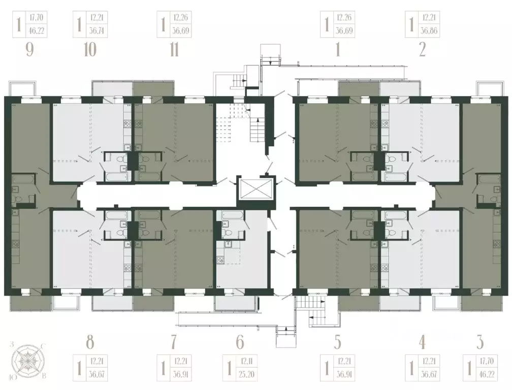 1-к кв. Иркутская область, Иркутский муниципальный округ, с. Мамоны ... - Фото 2