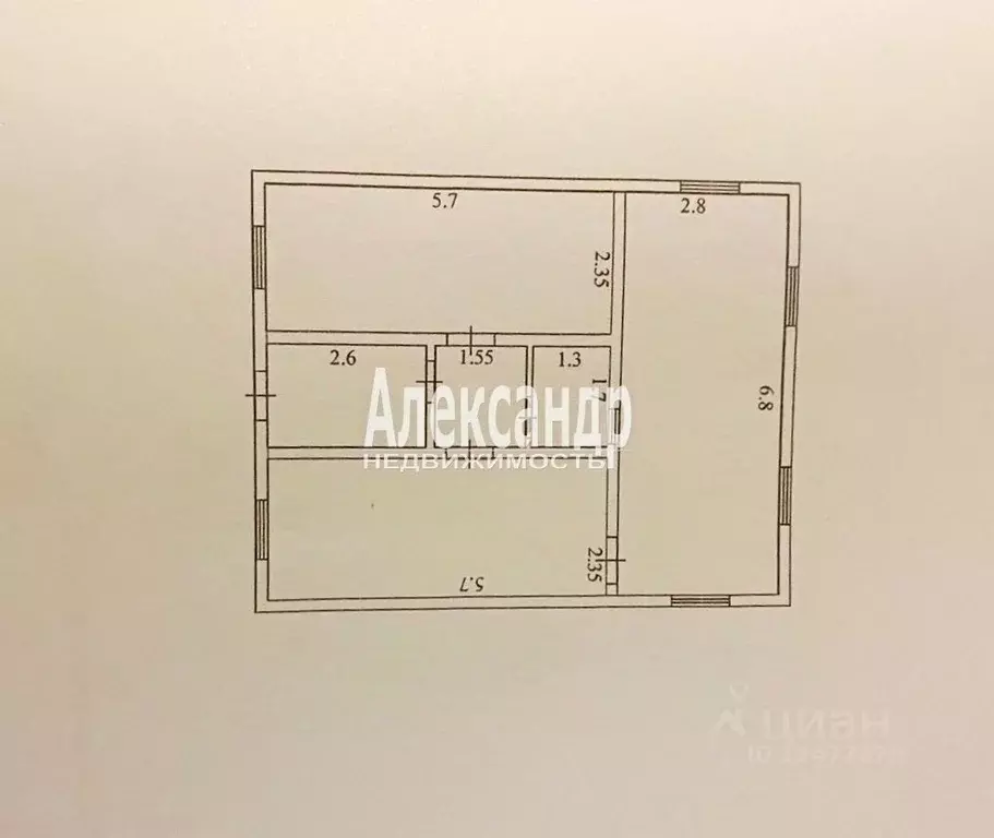 Дом в Ленинградская область, Волховский район, Вындиноостровское ... - Фото 2