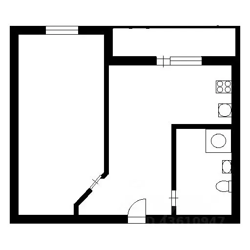 1-к кв. Ленинградская область, Мурино Всеволожский район, просп. ... - Фото 2