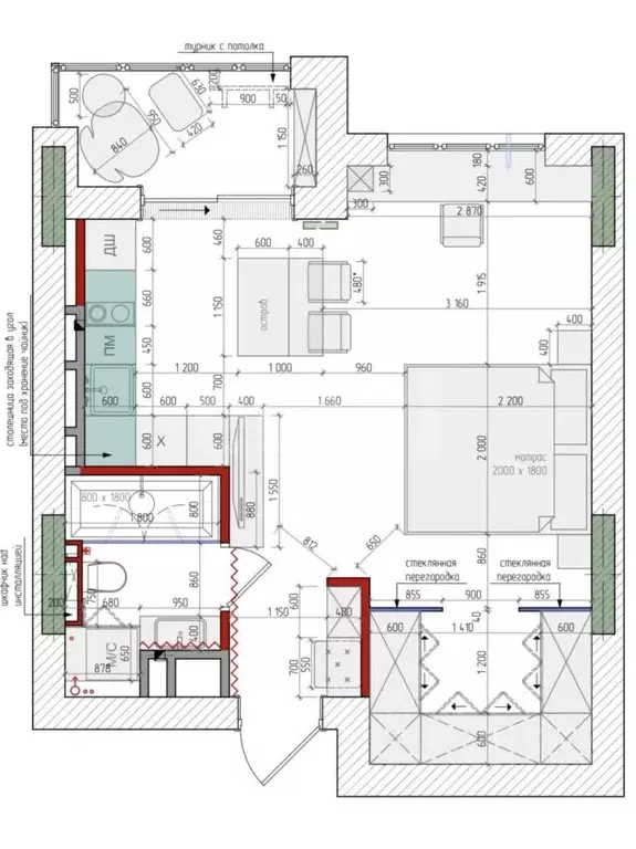 Студия Ульяновская область, Ульяновск ул. Минаева, 48А (35.7 м) - Фото 2