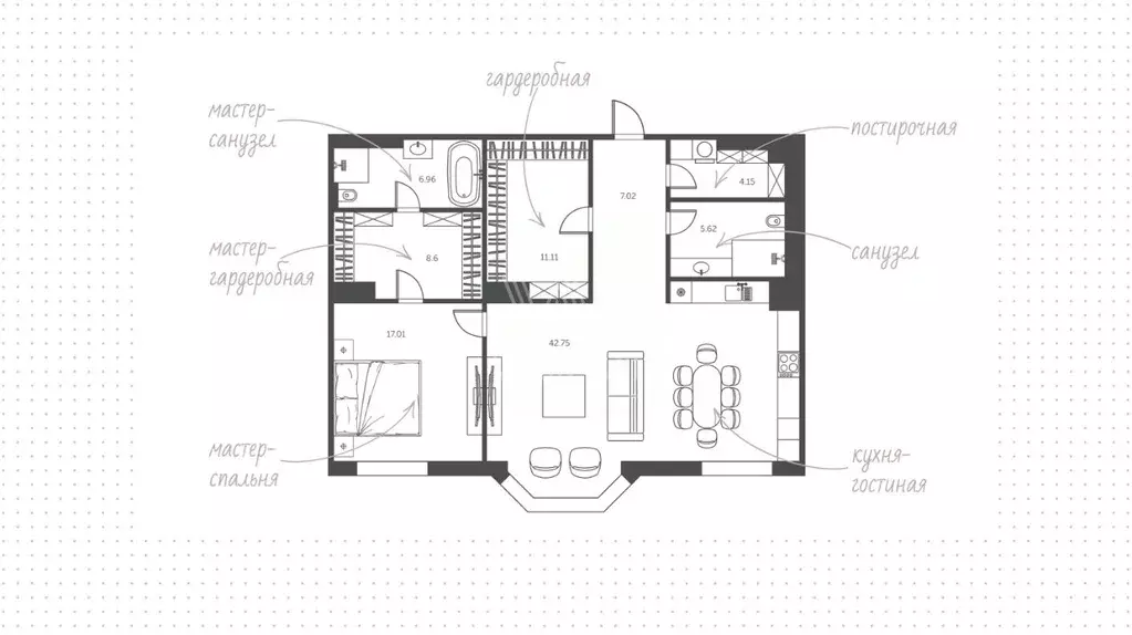2-к кв. Москва пер. 1-й Тружеников, 12А (103.0 м) - Фото 1