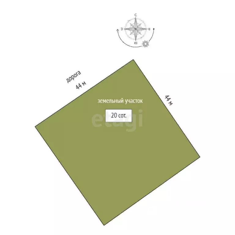 Участок в Тамбовская область, Тамбовский муниципальный округ, с. ... - Фото 2