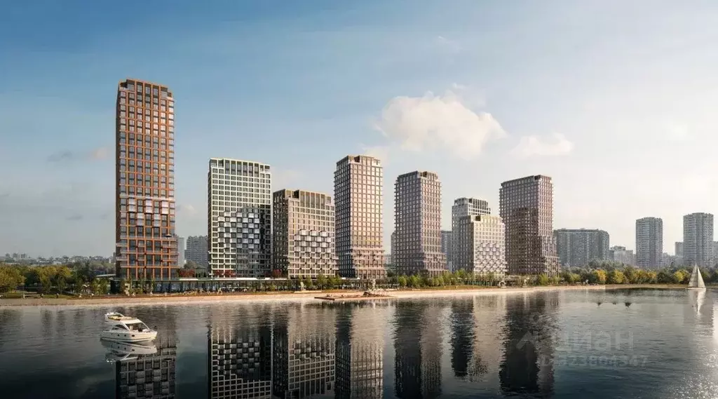 Помещение свободного назначения в Москва Портлэнд жилой комплекс (129 ... - Фото 2