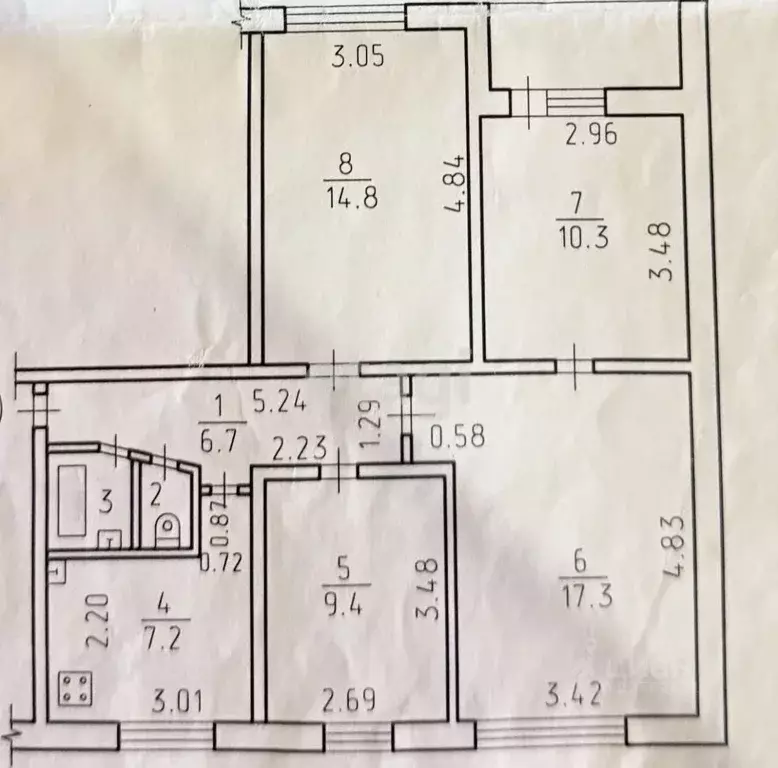 4-к кв. Удмуртия, Ижевск Союзная ул., 63 (68.5 м) - Фото 0