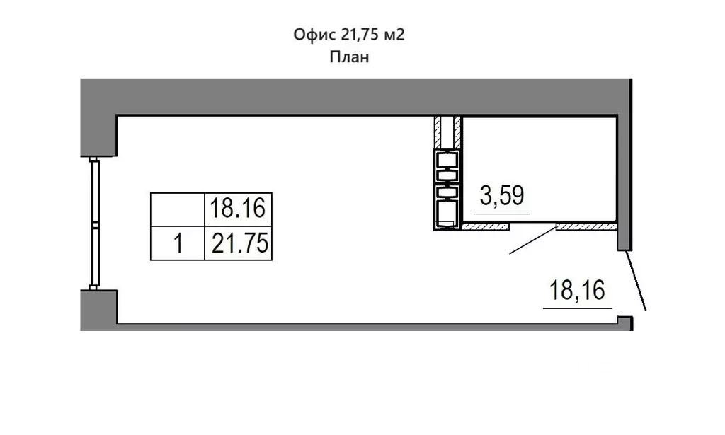 Студия Смоленская область, Смоленск проезд Маршала Конева, 32 (23.05 ... - Фото 1