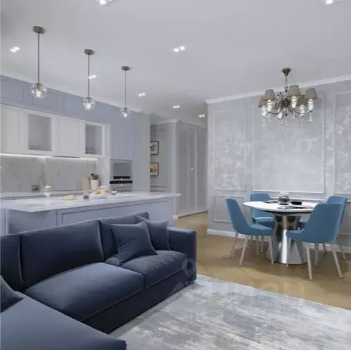 3-к кв. Алтайский край, Барнаул ул. 6-я Нагорная, 15Г/9 (73.7 м) - Фото 0