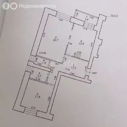 2-комнатная квартира: Тверь, Бурашевское шоссе, 62 (62.3 м) - Фото 1