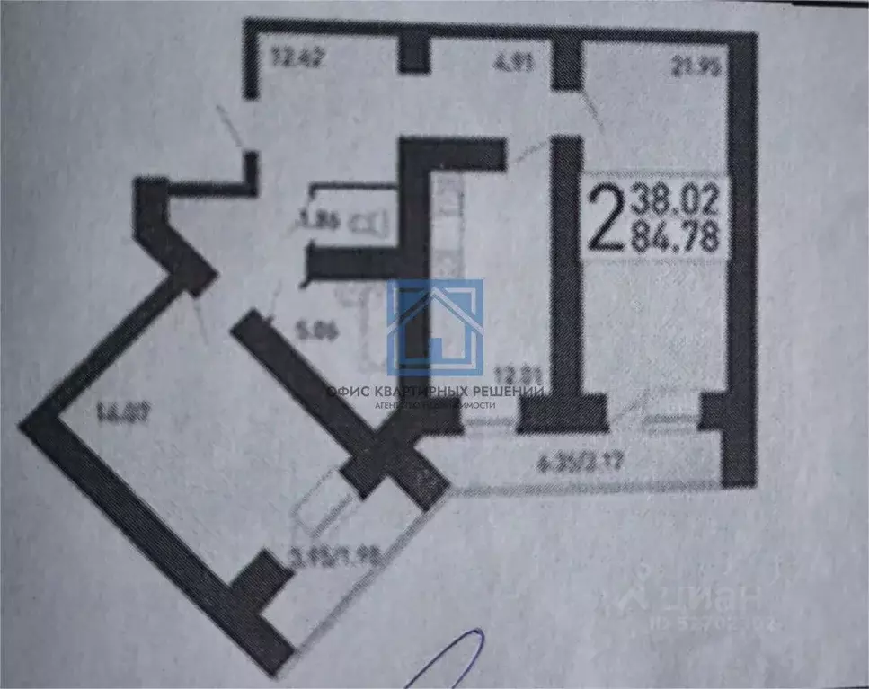 2-к кв. Пензенская область, Пенза ул. 8 Марта, 31к1 (84.78 м) - Фото 2
