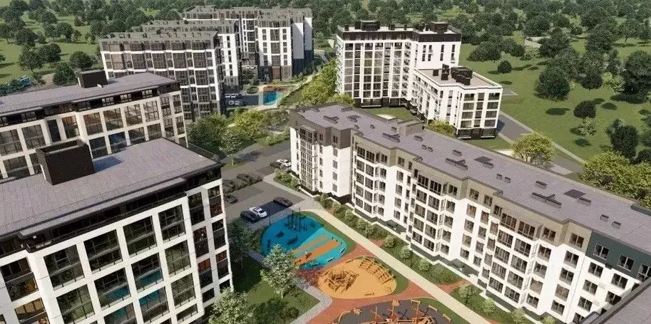 1-к кв. Калининградская область, Калининград ул. Дубовая Аллея, 3Ак1 ... - Фото 1