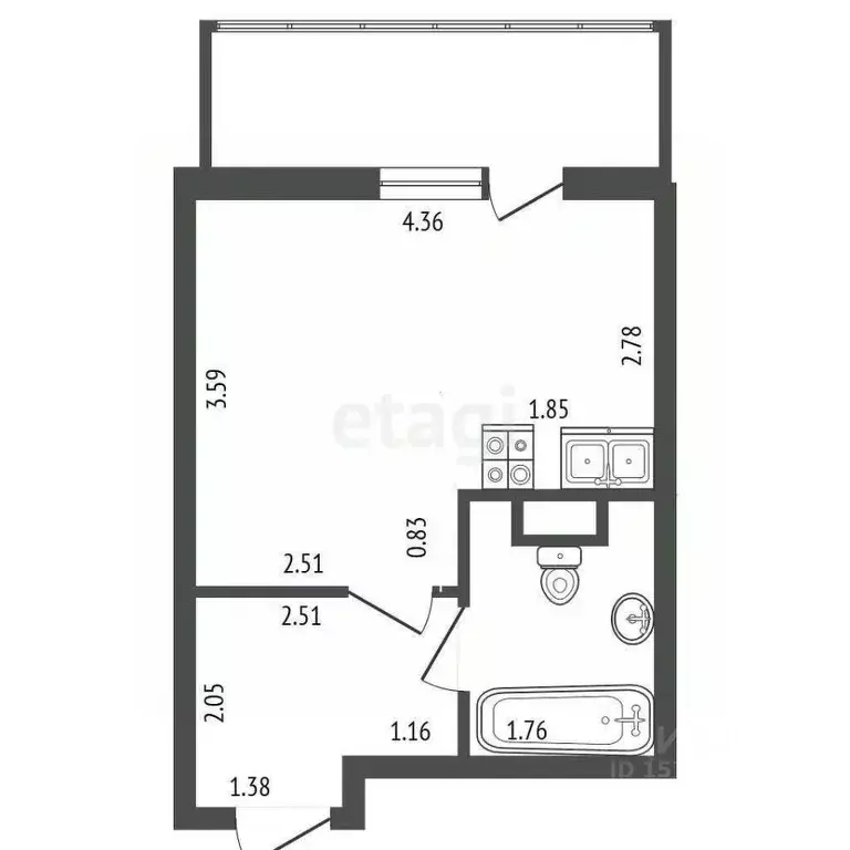 Студия Ленинградская область, Всеволожский район, Дубровское городское ... - Фото 2