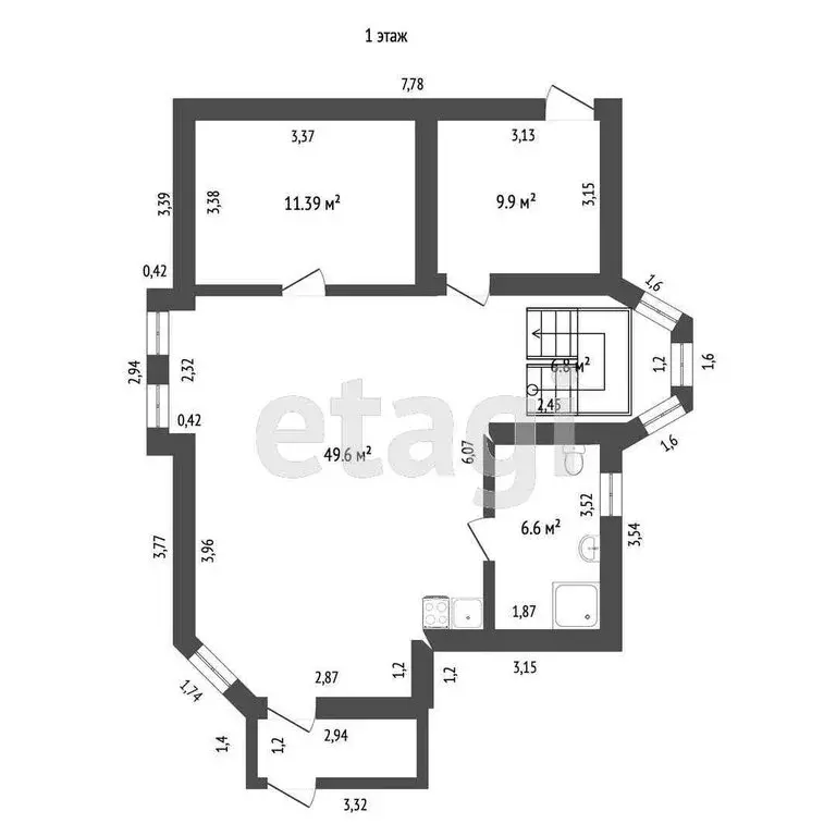 Дом в Елизово, Корякская улица (92.8 м) - Фото 0