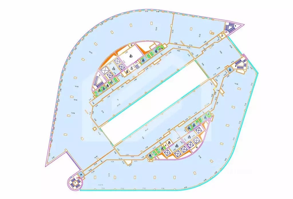 Помещение свободного назначения в Москва Преображенская пл., 8 (2210 ... - Фото 2