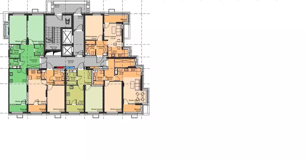 2-к кв. Приморский край, Владивосток ул. Тухачевского, 33к2 (44.6 м) - Фото 2
