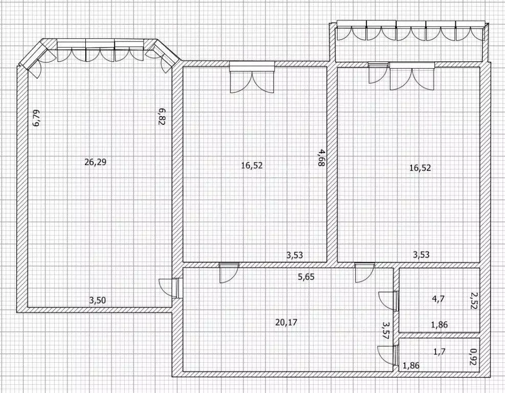 3-к кв. Оренбургская область, Оренбург ул. Высотная, 2/1 (85.9 м) - Фото 2