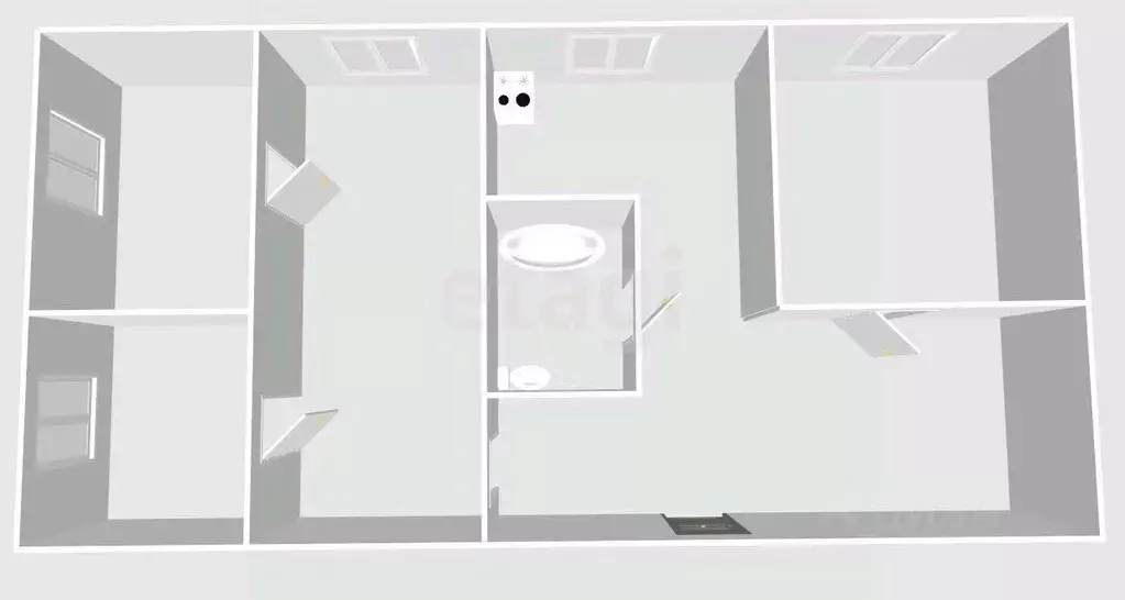 4-к кв. Сахалинская область, Южно-Сахалинск просп. Мира, 365 (68.0 м) - Фото 2