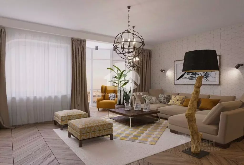 3-к кв. Новосибирская область, Новосибирск Сибирская ул., 57 (100.0 м) - Фото 1