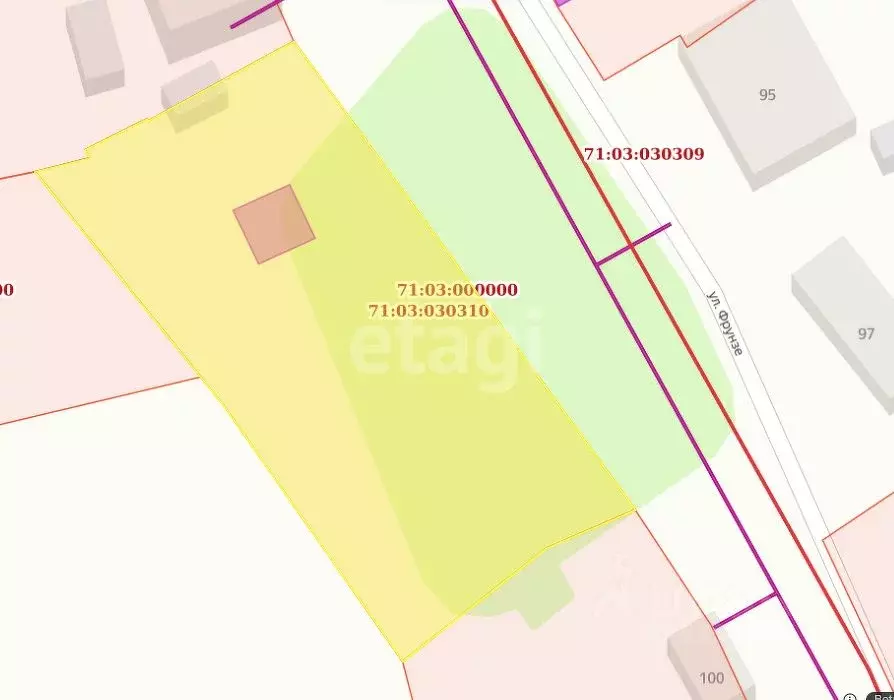 Участок в Тульская область, Белев ул. Фрунзе (12.95 сот.) - Фото 2