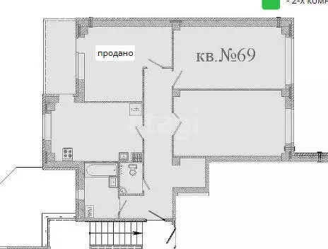 3-комнатная квартира: Писковичи, улица Гецентова, 7 (87.6 м) - Фото 0