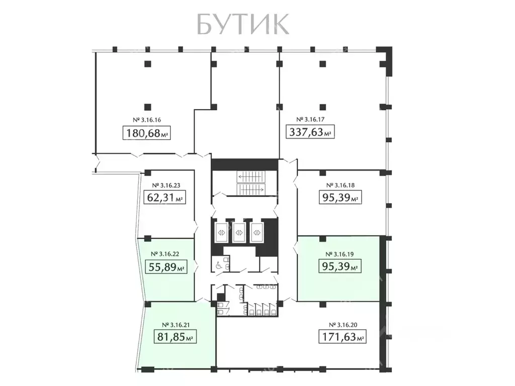 Офис в Санкт-Петербург Левашовский просп., 13И (233 м) - Фото 2