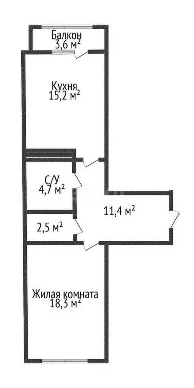 1-комнатная квартира: Краснодар, улица имени Дзержинского, 95 (51.4 м) - Фото 0