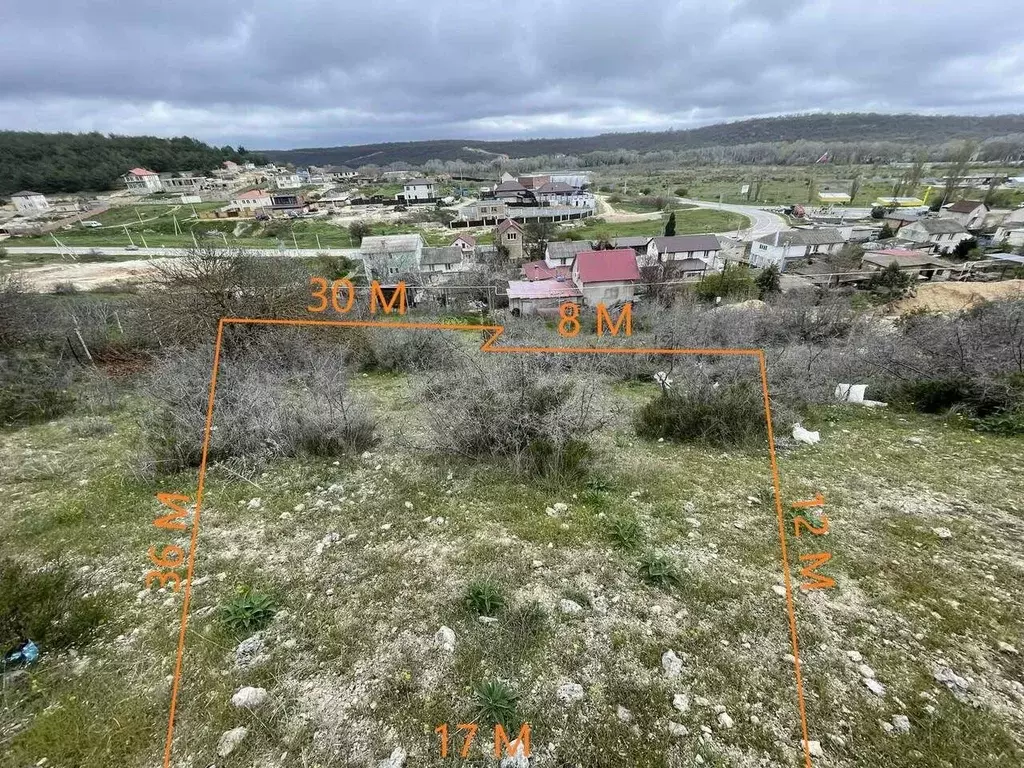 Участок в Севастополь ш. Качинское, 14 (6.6 сот.) - Фото 1