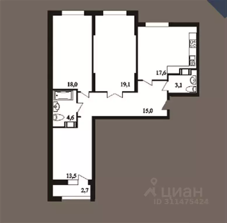 3-к кв. Саратовская область, Саратов ул. Имени В.Н. Симбирцева, 40А ... - Фото 0