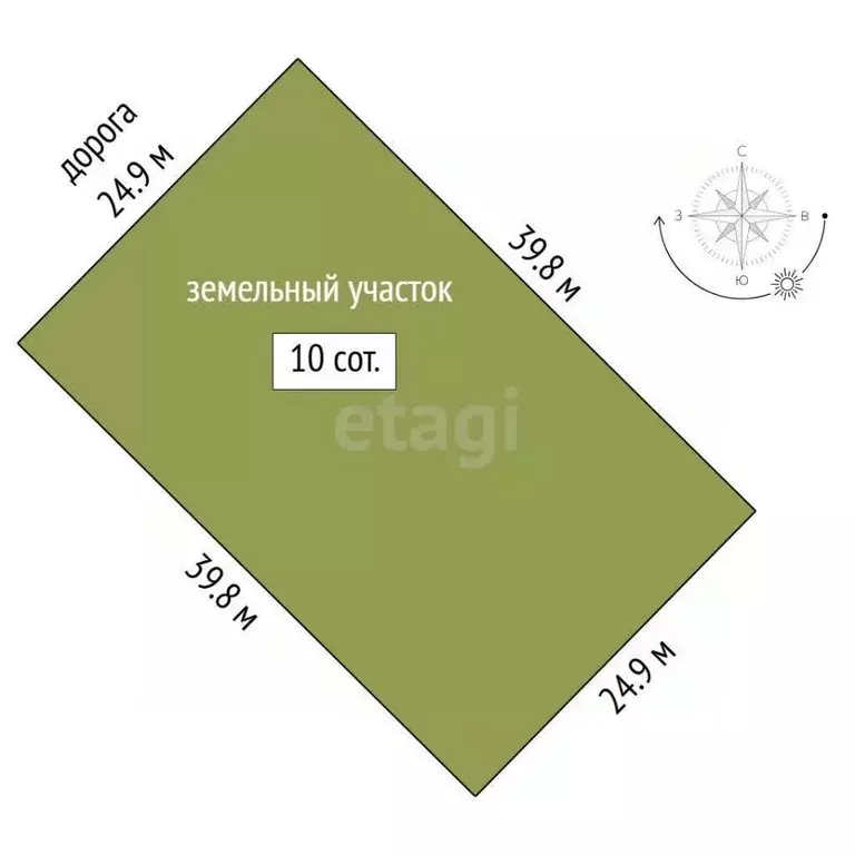 Участок в Тюменская область, Тюменский муниципальный округ, д. ... - Фото 1