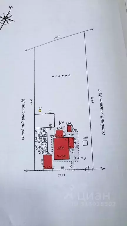 Дом в Краснодарский край, Красноармейский район, Староджерелиевское ... - Фото 1