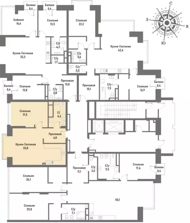 2-к кв. Москва ул. Матросская Тишина, 12 (62.9 м) - Фото 1